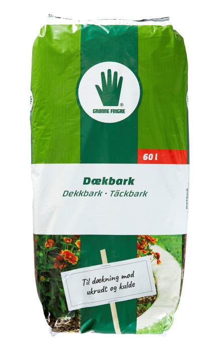 Dækbark 60 liter - Grønne Fingre®